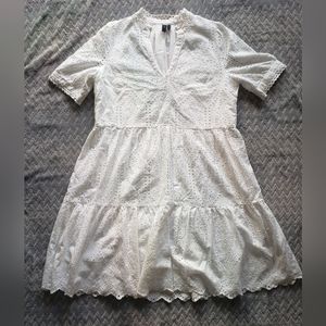 White cottagecore  dress